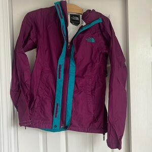 North Face rain jacket (WELL LOVED)